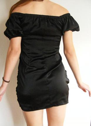 Чорна коктейльна сукня3 фото