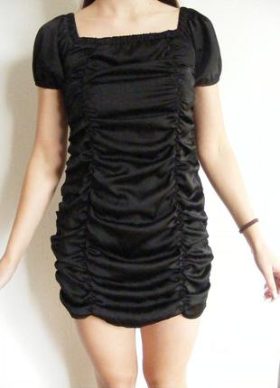 Чорна коктейльна сукня2 фото