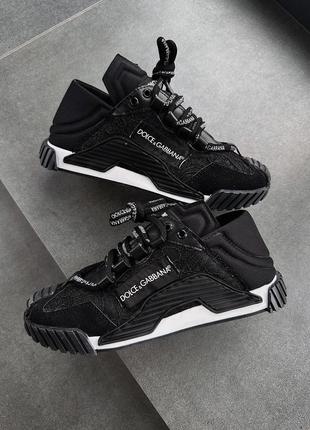 Шикарные женские кроссовки бренд ns1 low-top black чёрные