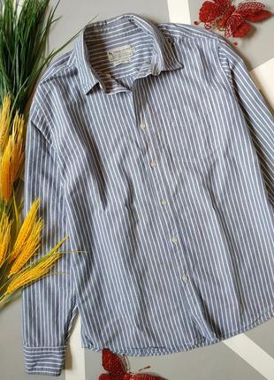 Стильна сорочка бойфренд оверсайз