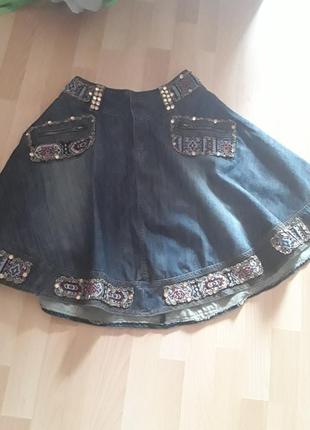 Интересная джинсовая юбка rosa&asor2 фото
