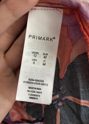 Коралове сукню в квітковий принт розмір 10-12 primark8 фото