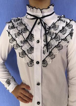 Шикарна ексклюзивна блуза для дівчинки2 фото