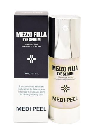 Концентрована пептидна сироватка для шкіри навколо очей medi-peel mezzo filla eye serum 30 ml