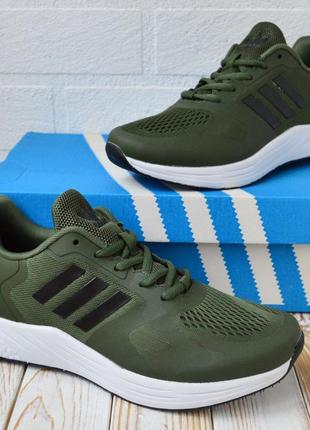 Летние мужские кроссовки адидас сетка/сеточка adidas хаки деми, демисезонные осенние, веснушки, осень, весна, летом 8