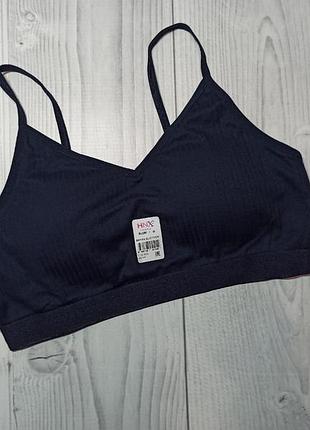 Топ подростковый хлопок. тонкая несъемная бретелька не регулируется,чашки съемные производитель турция hnx bu290