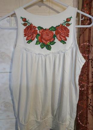 Маечка-вышиваночка