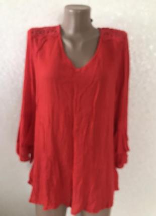 Красивая фирменная блуза рубашка