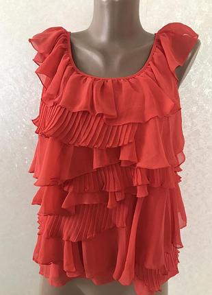 Красивая фирменная блуза топ майка