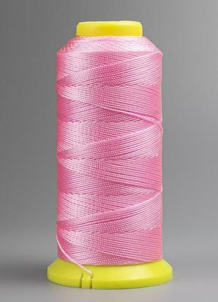 Нить бобина розовый d-0.9мм капроновая для рукоделия 300м