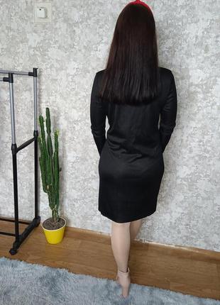 Черное платье мини в рубчик размер m l от pimkie4 фото