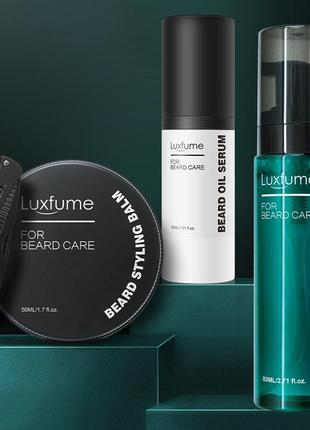 Набор для ухода за бородой luxfume 4 предмета