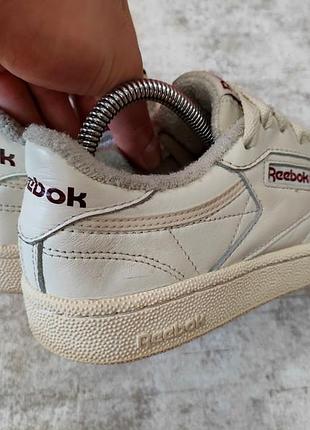 Кроссовки reebok club c 85 'classic оригинал кожаные ёжек5 фото