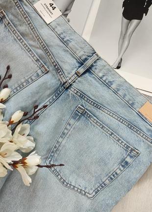 Прямые джинсы с высокой посадкой mango, 44, 46р, испания10 фото