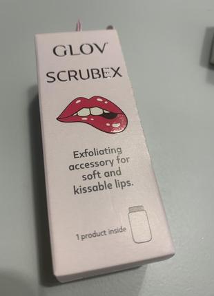 Аксесуар для пілінгу губ lip peeling accessory glov scrubex2 фото