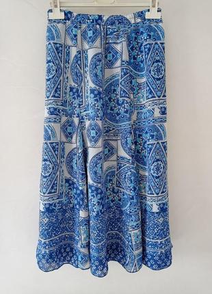 Легкая летняя юбка меди