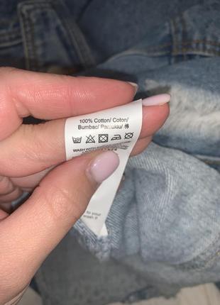 Короткий джинсовий піджак новий missguided 10 38 s-m7 фото