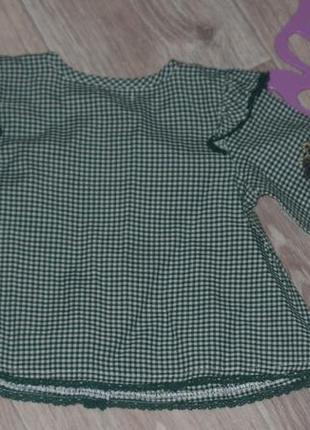Нова блуза некст 3-9мес2 фото
