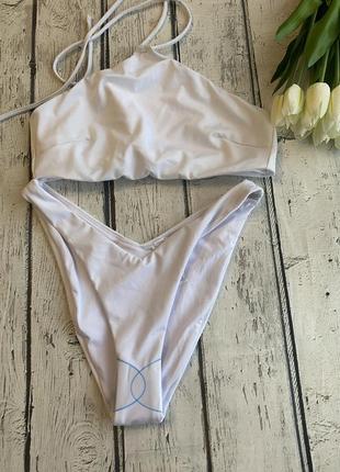 Купальник роздільний високі плавки asos