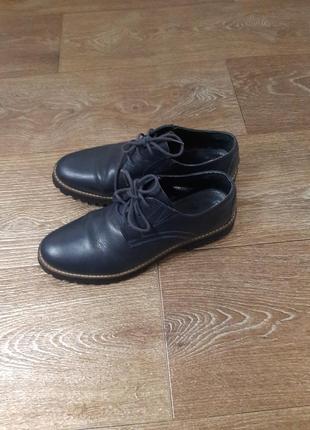 Туфли кожаные