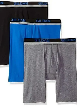 Gildan cotton spandex athletic long трусы мужские цена за 1шт трусов