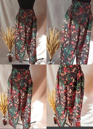 Брюки штани вільні стильні принт під все