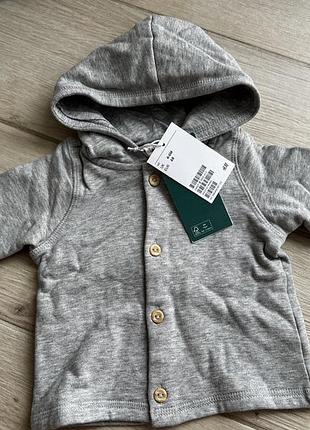 Кофтинка на малюка h&m 4-6 міс