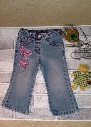 Джинсы аппликация