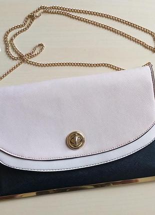 Сумка клатч на цепочке new look ✅1+1=3