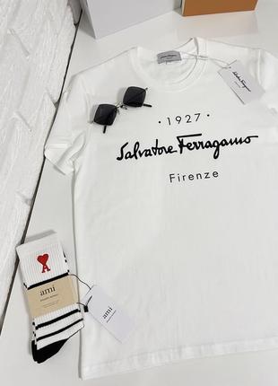 Футболка люкс качество salvatore ferragamo