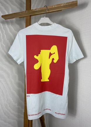 Ellery couture collector футболка люксового бренду базова з великим принтом лого