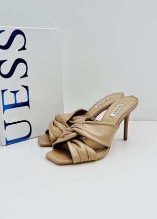 Кожаные шлепанцы guess 39р.оригинал