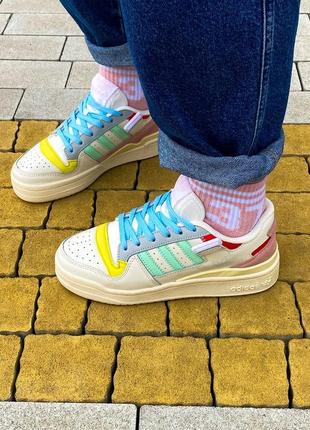 Жіночі кросівки adidas forum low multicolor