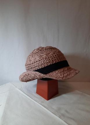 Шляпа панама летняя из натуральных материалов one size paper 100%