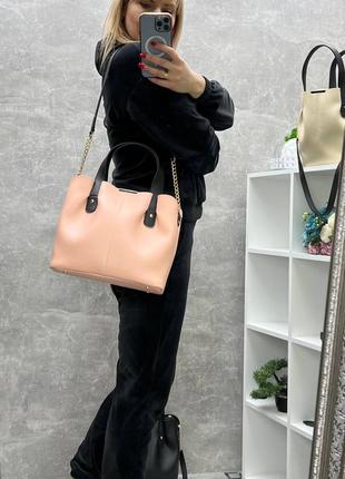 Жіноча сумка графіт 8