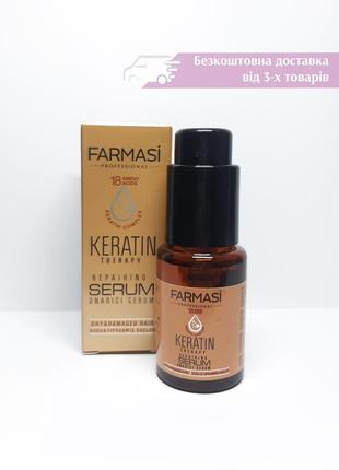 Сироватка олійка для волосся з кератином keratin therapy фармасі кератин farmasi 1108182 1000104