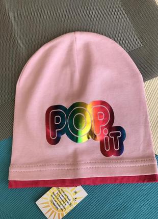 Шапочка на девочку 3-6 лет