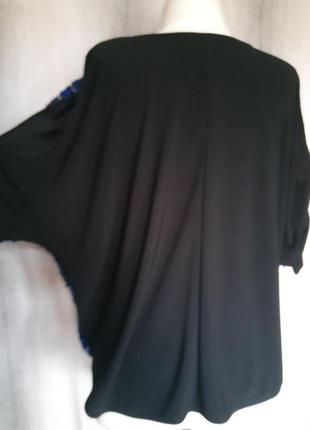 Женская нарядная блестящая праздничная новогодняя блузка, блуза рубашка пайетка3 фото