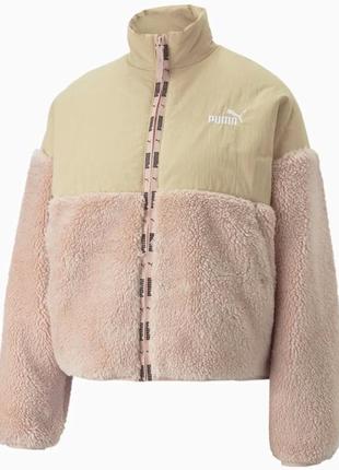 Куртка puma sherpa jacket женская