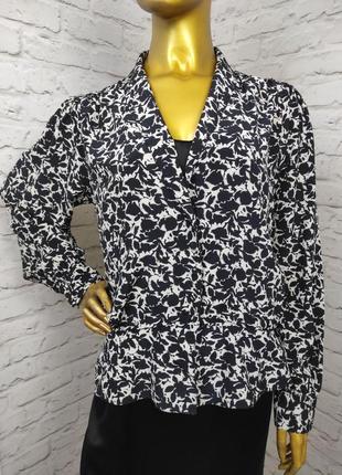 Шелковая блуза или легкий жакет р.l премиум бренда