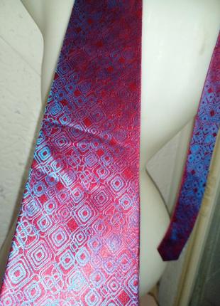 Яскрава краватка хамелеон шовк