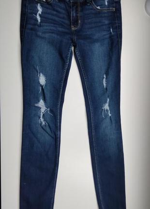 Брендовые джинсы супер стрейч для девочки 162-170 рост.