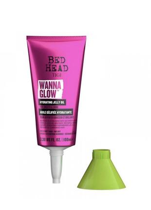 Гель для увлажнения и блеска волос tigi bed head wanna glow hydrating jelly oil, 100 мл1 фото