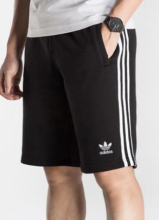 Шорти 3-stripes sweat shorts adidas m2 фото