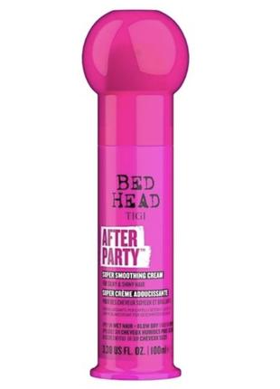 Разглаживающий крем для укладки и рестайлинга tigi bed head after party smoothing cream 100 мл1 фото