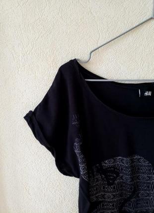 Футболка 100 % котон с принтом слоник h&m
