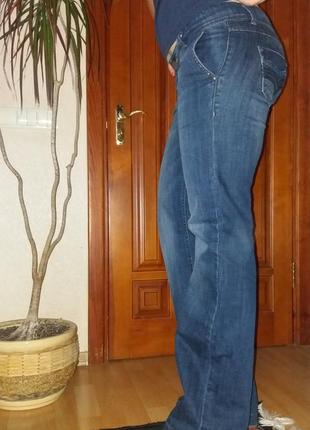 Крутые джинсы с широкой штаниной1 фото