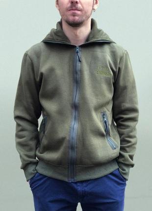 Худи цвета хаки в стиле c.p. company