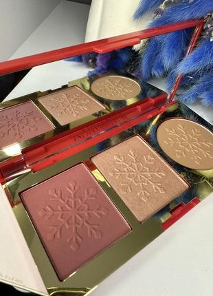 Оригінал палітра палетка рум’яна бронзер estee lauder pure color envy cheek palette оригинал палетка румяна бронзе2 фото