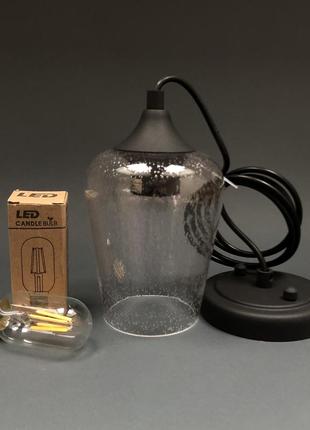 Миниатюрная люстра стеклянная